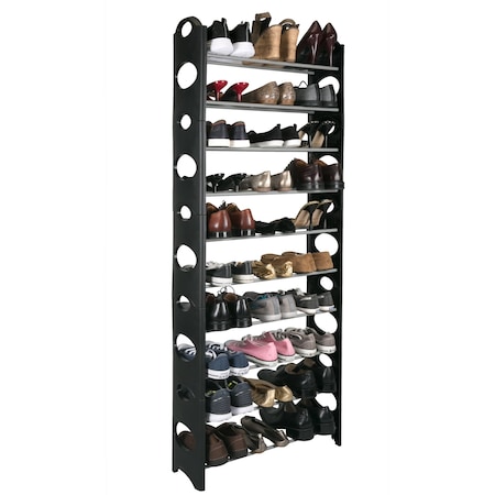 Simplify 30 Pair Stackable Shoe Rack 23201